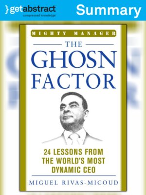 cover image of The Ghosn Factor (Summary)